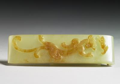 图片[2]-Jade scabbard slide with chi tiger pattern, Yuan to Ming dynasties, 1271-1644 C.E.-China Archive